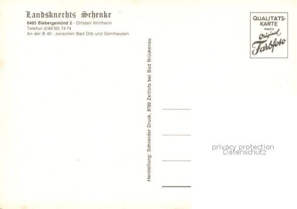 Biebergemuend Landsknecht Schenke – Bild 2