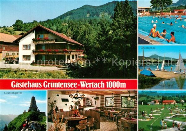 Wertach Gästehaus Grüntensee Gastraum Schwimmba