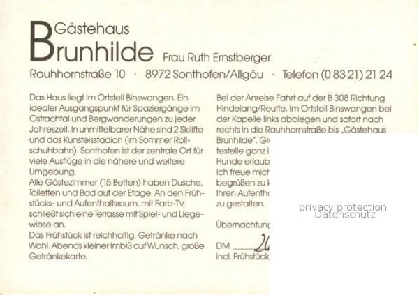 Sonthofen Oberallgaeu Gästehaus Brunhilde Panorama – Bild 2