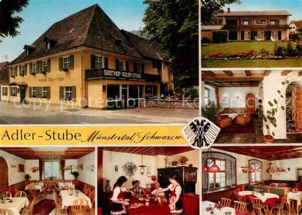 Muenstertal Schwarzwald Adler Stube Gasthof und Hotel Gasträume
