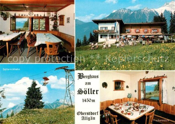 Oberstdorf Gaststube Söllereckbahn Fischerstüble