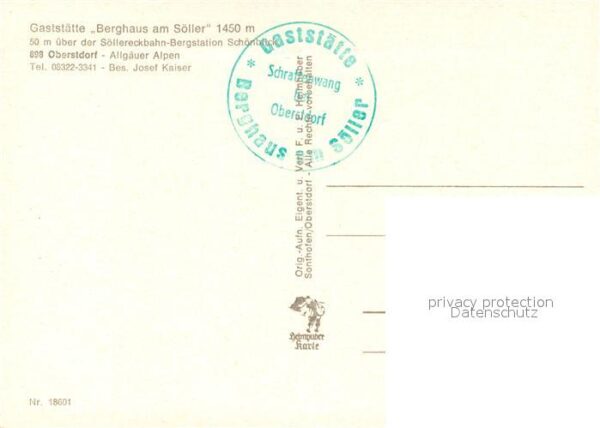 Oberstdorf Gaststube Söllereckbahn Fischerstüble – Bild 2