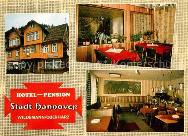 Wildemann Hotel Pension Stadt Hannover Gasträume