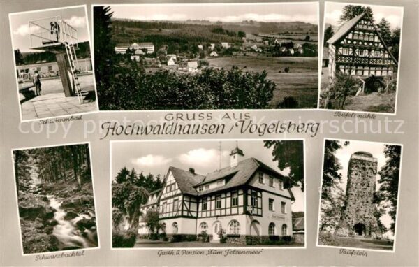 Hochwaldhausen Ilbeshausen Panorama Schwimmbad Schwarzbachtal Gast