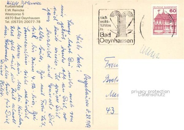 Bad Oeynhausen Haus Rheinland Fremdenzimmer – Bild 2