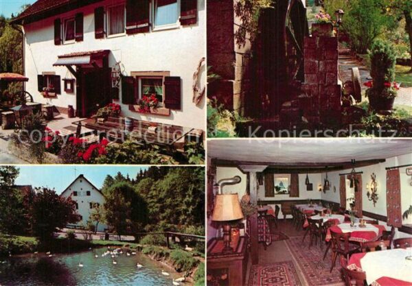 Rittersbach Odenwald Landgasthof Heidersbacher Mühle Restaur