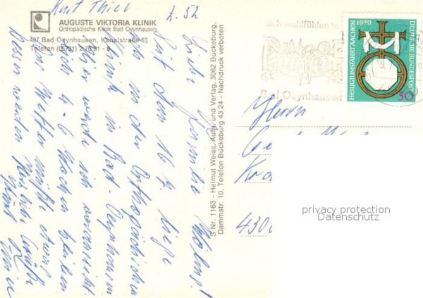Bad Oeynhausen Auguste Viktoria Klinik Parkanlagen – Bild 2