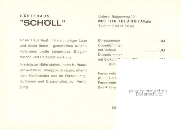 Hindelang Gästehaus Schöll Gesamtansicht mit Alpe – Bild 2