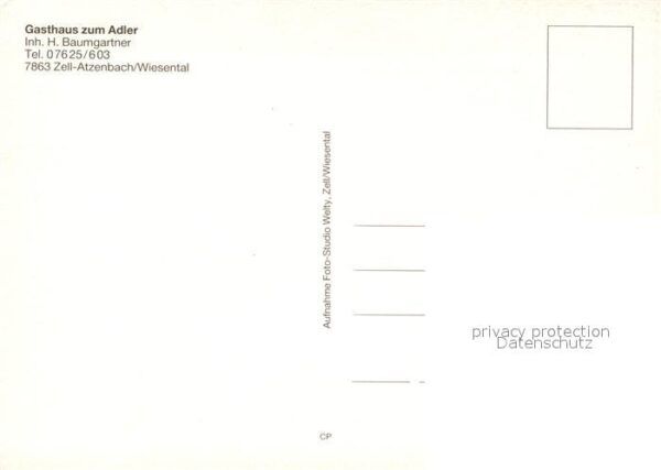 Atzenbach Gasthaus zum Adler im Schwarzwald – Bild 2