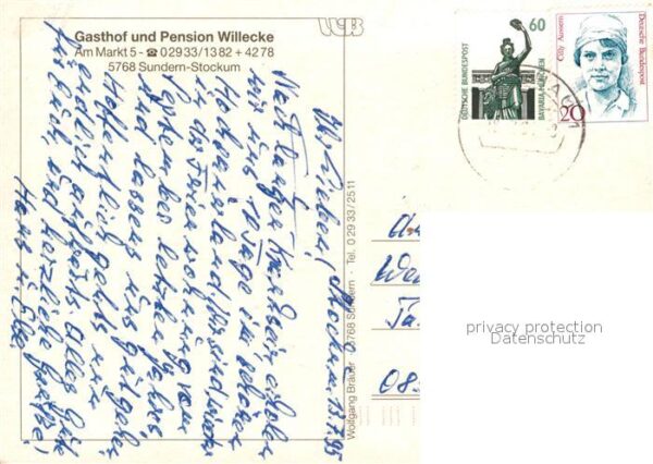 Stockum Sauerland Gasthof Pension Willecke – Bild 2