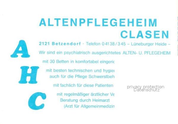 Betzendorf Lueneburg Altenpflegeheim Clasen Lüneburger Heide – Bild 2