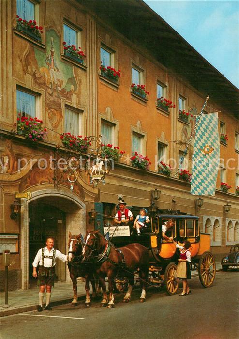 Garmisch-Partenkirchen Posthotel Partenkirchen Postkutsche