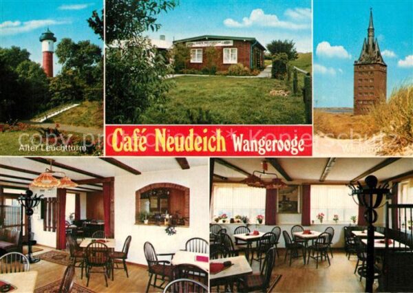 Wangerooge Nordseebad Cafe Neudeich Leuchtturm Westturm