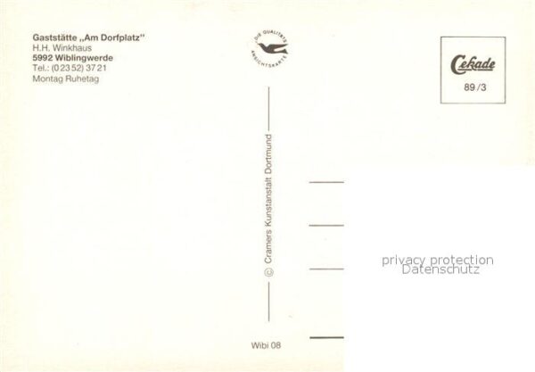 Wiblingwerde Gaststätte Am Dorfplatz Kirche – Bild 2