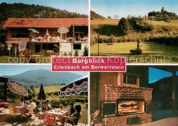 Erlenbach Bad Bergzabern Cafe Restaurant Burgblick Kamin