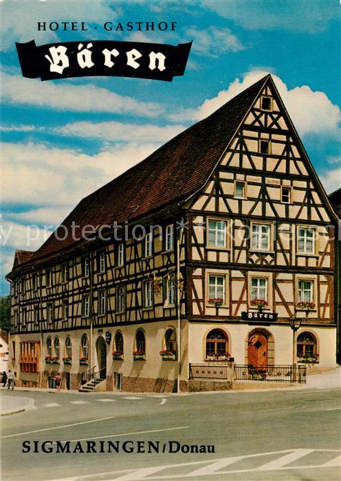 Sigmaringen Hotel Gasthof Bären Fachwerkhaus