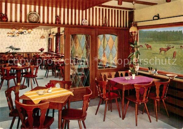 Oberhundem Waldhaus Hirschgehege Restaurant im Rot