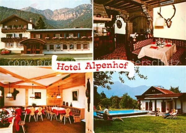 Bayerisch Gmain Kurhotel Alpenhof Restaurant Swimming P