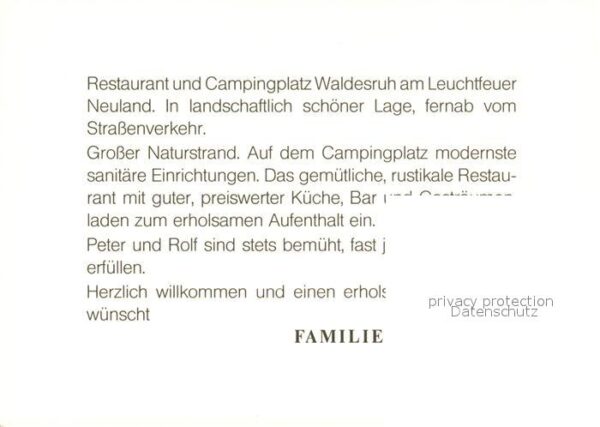 Behrensdorf Ostsee Restaurant Waldesruh – Bild 2
