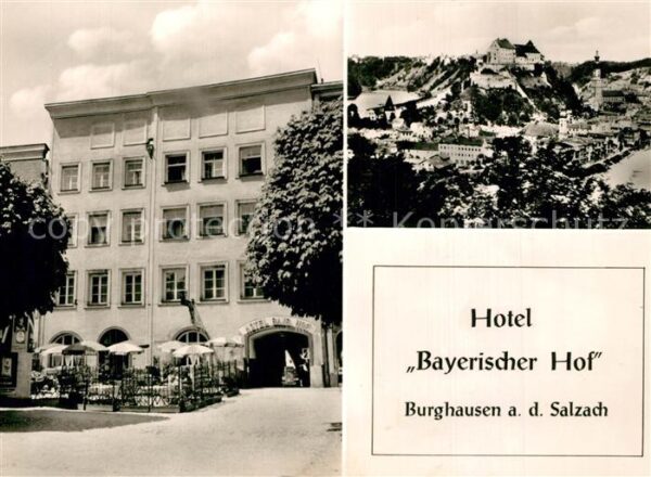 Burghausen Salzach Hotel Bayerischer Hof Stadtpanorama Bur