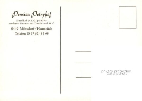 Moersdorf Hunsrueck Pension Petryhof – Bild 2