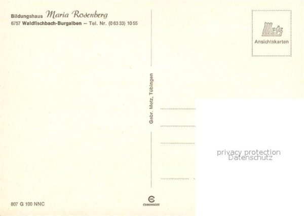 Waldfischbach-Burgalben Bildungshaus Maria Rosenberg – Bild 2