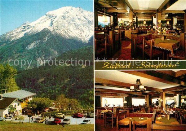 Ramsau Berchtesgaden Berggasthof Pension Zipfhäusl Sahneglet