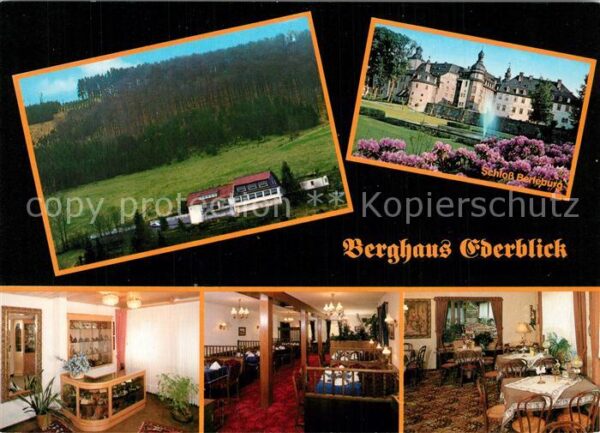 Meckhausen Berghaus Ederblick Restaurant Schloss B