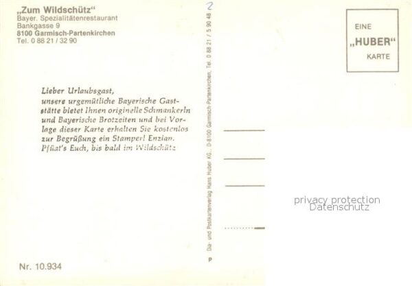 Garmisch-Partenkirchen Restaurant Zum Wildschütz Gesamtansicht – Bild 2