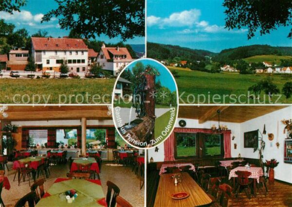 Scharbach Gasthaus Pension Zum Odenwald Landschaf