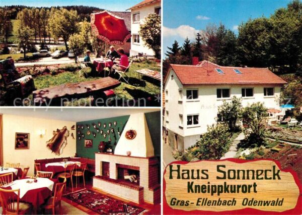 Grasellenbach Gästehaus Pension Haus Sonneck Kneippku
