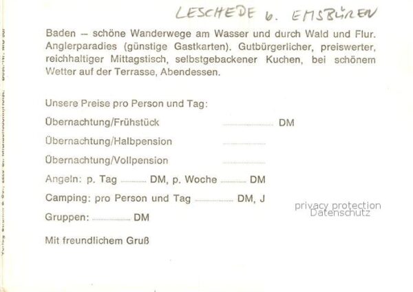 Leschede Gästehaus Pension Restaurant Zum Alten – Bild 2