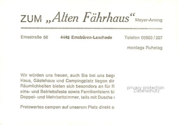 Leschede Gästehaus Pension Restaurant Zum Alten – Bild 2