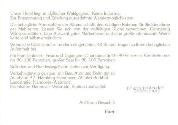 Lindwedel Hotel Zum stillen Winkel Restaurant – Bild 2