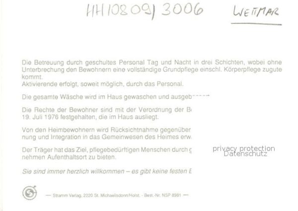 Wettmar Altenpflegeheim Garten – Bild 2