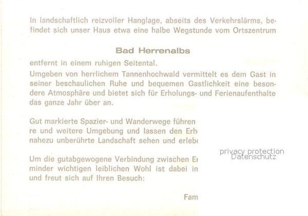 Bad Herrenalb Panorama mit Blick auf Gaststätte Pensi – Bild 2