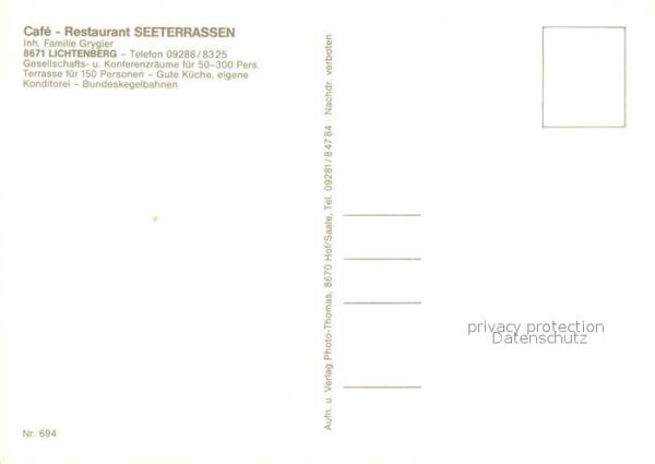 Lichtenberg Oberfranken Cafe Restaurant Seeterrassen Liegewiese – Bild 2