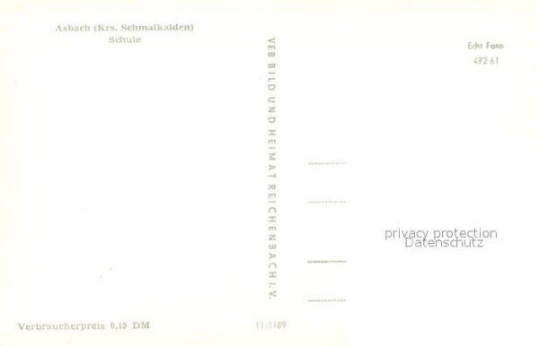 Asbach Schmalkalden Schule Fachwerkhaus – Bild 2