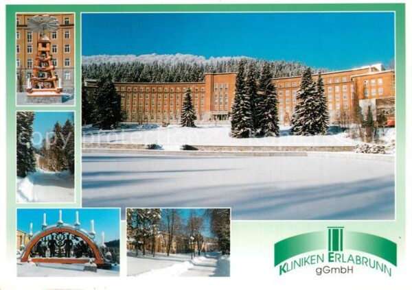 Erlabrunn Erzgebirge Kliniken Krankenhäuser Winterlandschaft