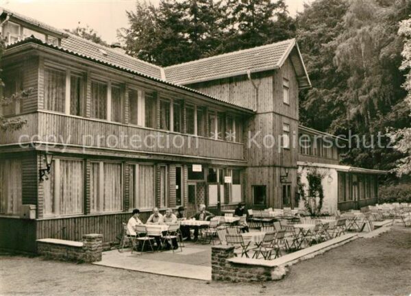 Blankenburg Harz Betriebsferienheim Waldfrieden Terrasse