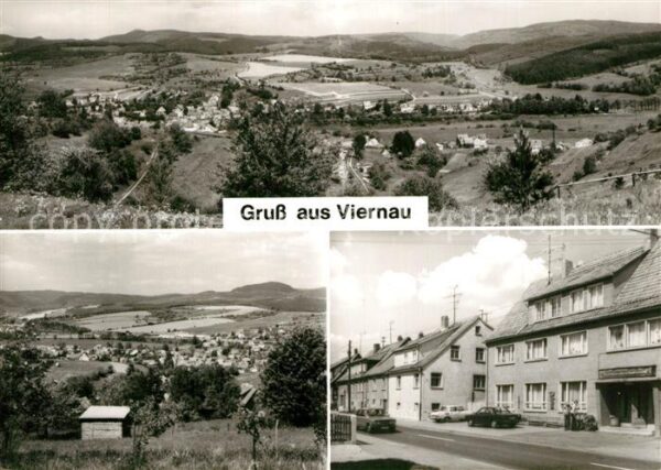 Viernau Panorama Strassenpartie