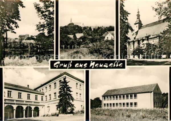 Neuzelle Teilansichten Kirche Schule