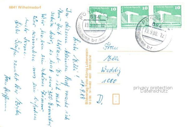 Wilhelmsdorf Poessneck Landschaftspanorama Saale Ortsmotiv Kir – Bild 2