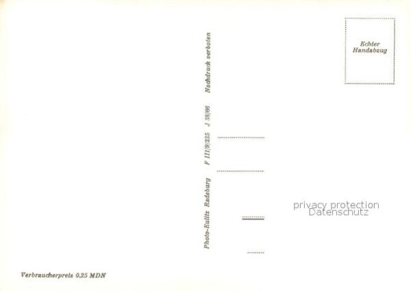Waldidylle Erzgebirgsbaude Handabzug – Bild 2