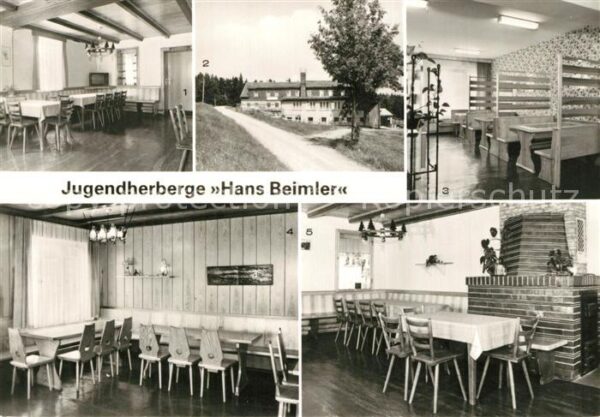 Sosa Erzgebirge Jugendherberge Hans Beimler Tagesraum S