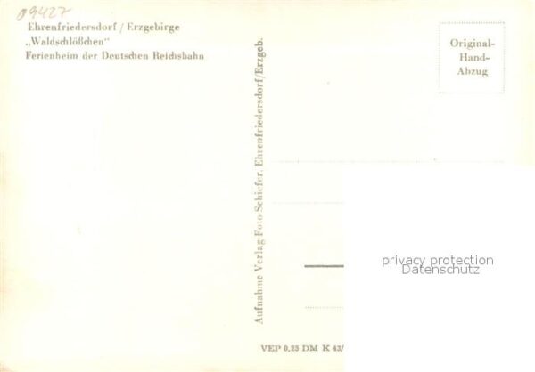 Ehrenfriedersdorf Erzgebirge Waldschlösschen Ferienheim der Deutsche – Bild 2