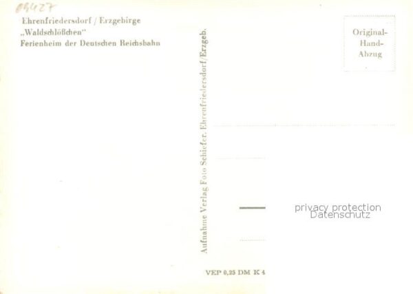 Ehrenfriedersdorf Erzgebirge Waldschlösschen Ferienheim der Deutsche – Bild 2