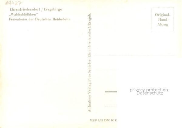 Ehrenfriedersdorf Erzgebirge Waldschlösschen Ferienheim der Deutsche – Bild 2