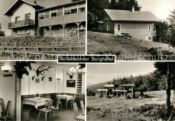 Meiningen Thueringen Schönbrunner Berghütte Rastplatz Thürin