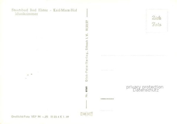 Bad Elster Karl Marx Hof Musikzimmer – Bild 2